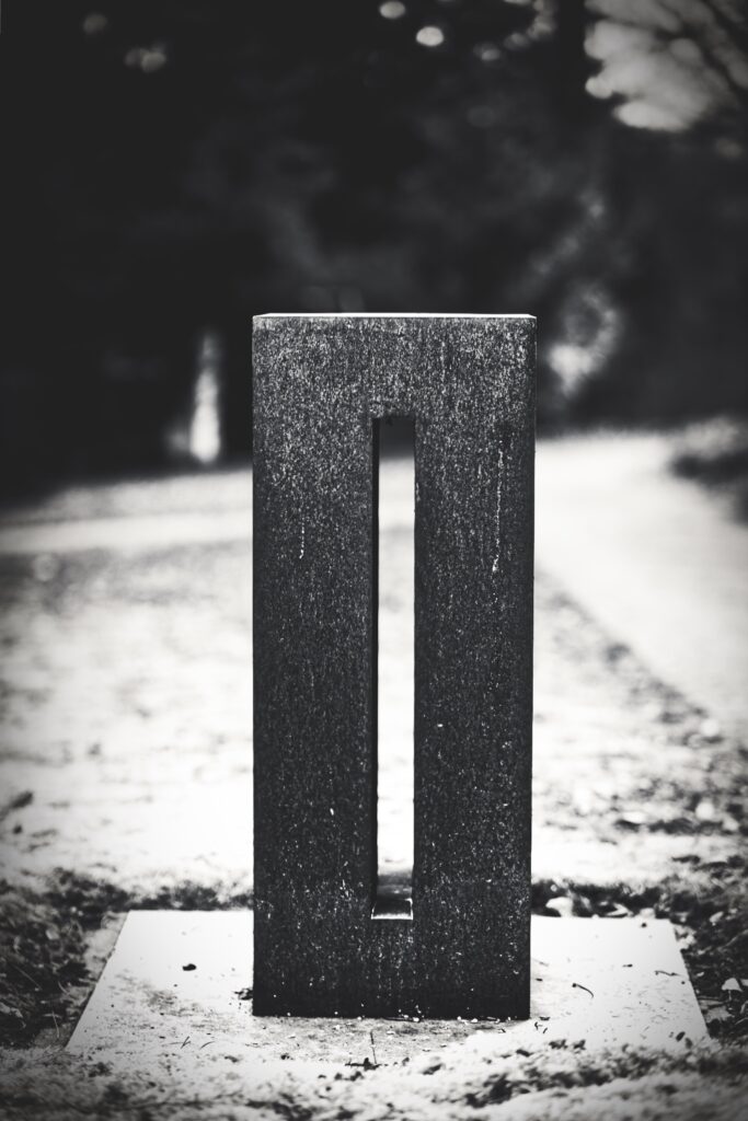 Skulptur "Quelle" von Michael Hieronymus im Skulpturenpark im ZfP Weinsberg