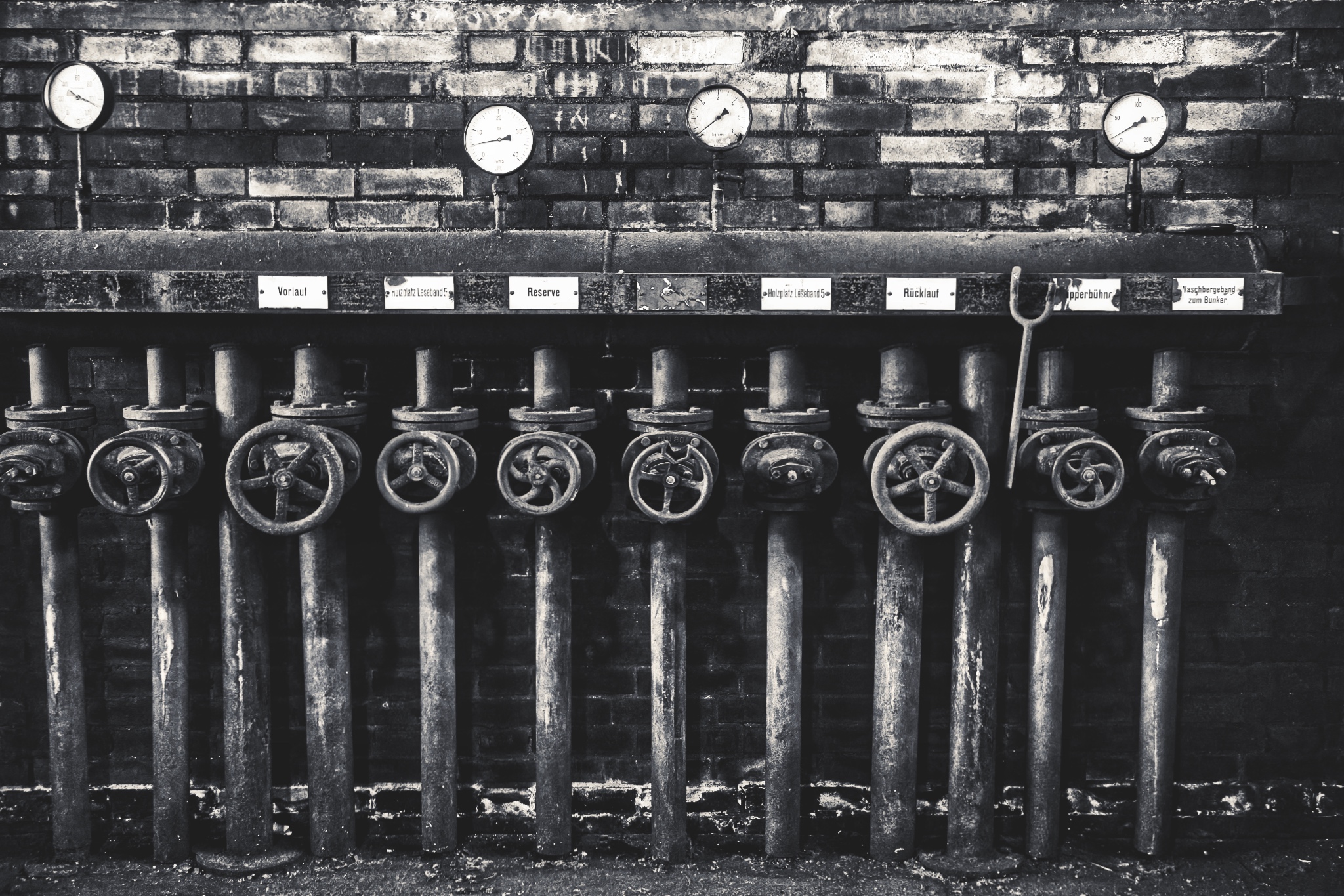Zeche Zollverein - Ventilreihe